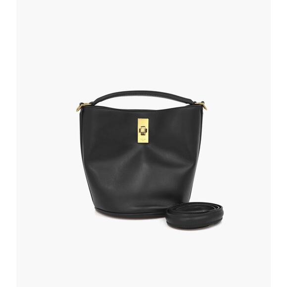 CELINE Black Leather 16 Bucket Bag C-A24445 - Picture 1 of 10